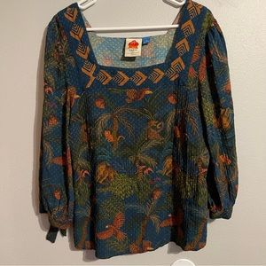 Farm Rio Anthropologie Top